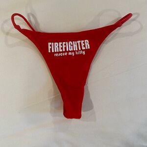 🔥👩‍🚒 Firefighter rescue my 🐱 thong panties size small gently used
